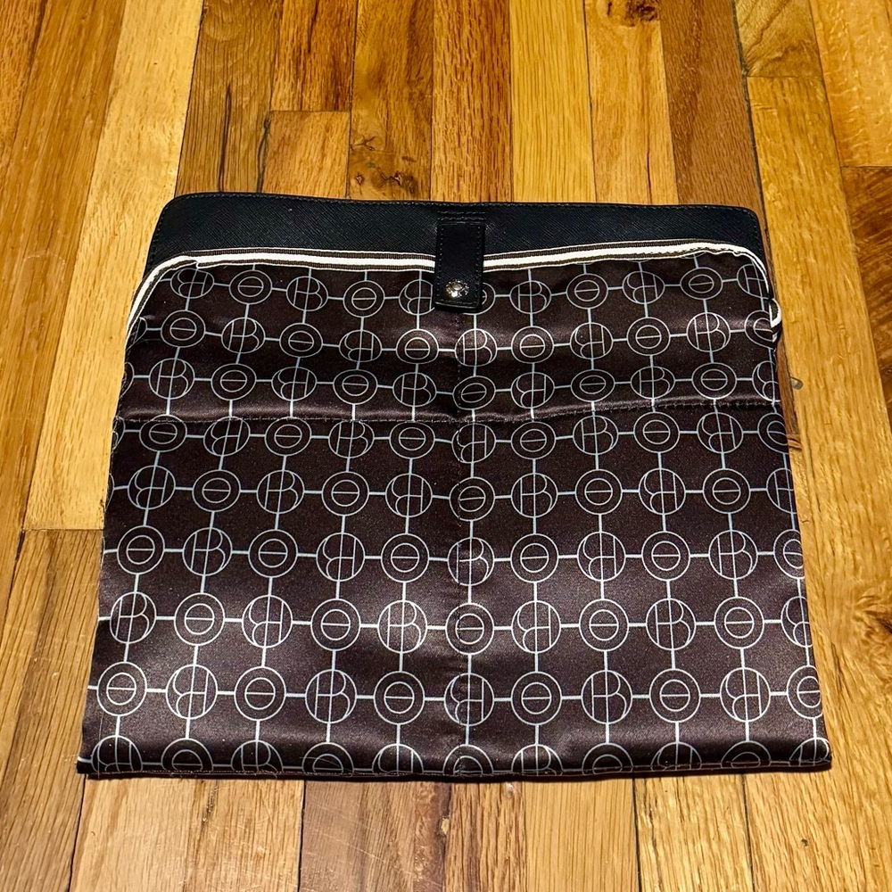 Henri Bendel West 57th Black Leather Diaper Bag - Picture 8 of 13